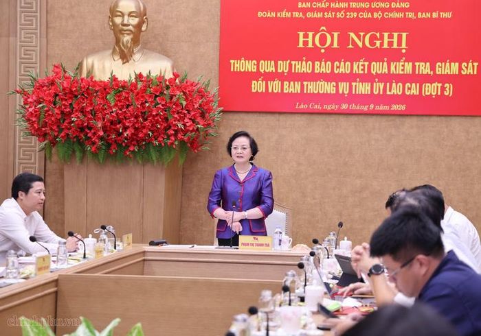 Phó Thủ tướng đề nghị Lào Cai nâng cao chất lượng cán bộ sau sắp xếp - Ảnh: chinhphu.vn/Thu Giang