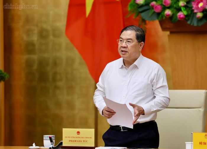 Phó Thủ tướng Thường trực Chính phủ Phạm Gia Túc phát biểu kết luận cuộc họp của Ban Chỉ đạo - Ảnh: chinhphu.vn/Phương Nguyên