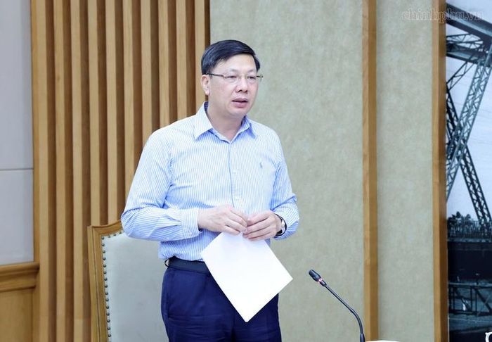 Phó Chủ nhiệm Văn phòng Chính phủ Phạm Mạnh Cường phát biểu - Ảnh: chinhphu.vn/Gia Huy