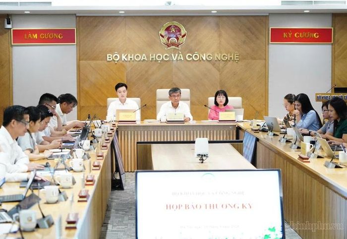 Họp báo thường kỳ tháng 9/2026 của Bộ KH&CN - Ảnh: chinhphu.vn/Thu Giang