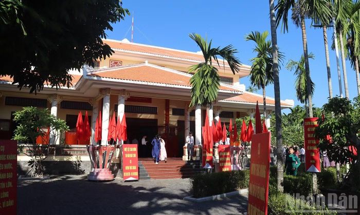 Di tích Trụ sở Ủy ban Kháng chiến-Hành chính Nam Trung Bộ tại xã Nghĩa Hành. (Ảnh: HIỂN CỪ)