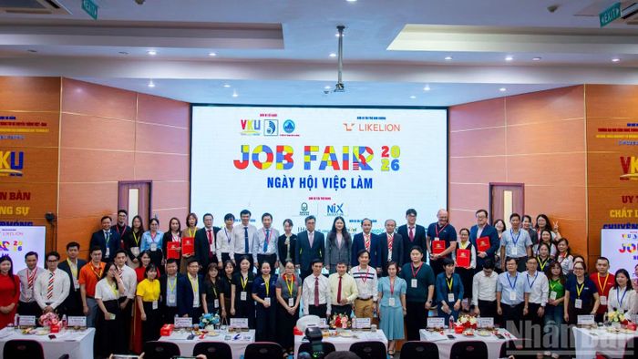Đà Nẵng khai mạc Ngày hội việc làm sinh viên và VKU Job Fair 2026. (Ảnh: ANH ĐÀO)