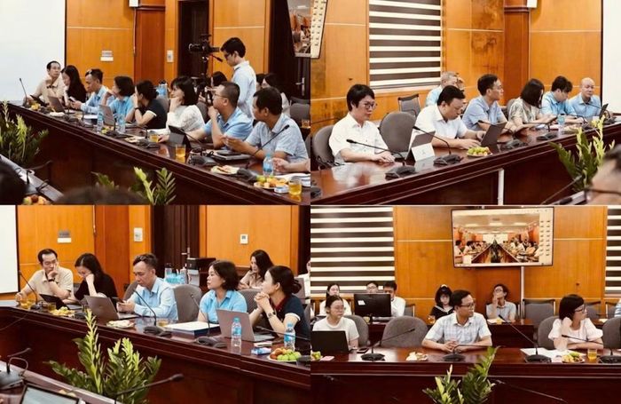 Các đại biểu đại diện cho các đơn vị trực thuộc Bộ Công thương tham dự tại buổi tập huấn. (Ảnh: Trần Hải)