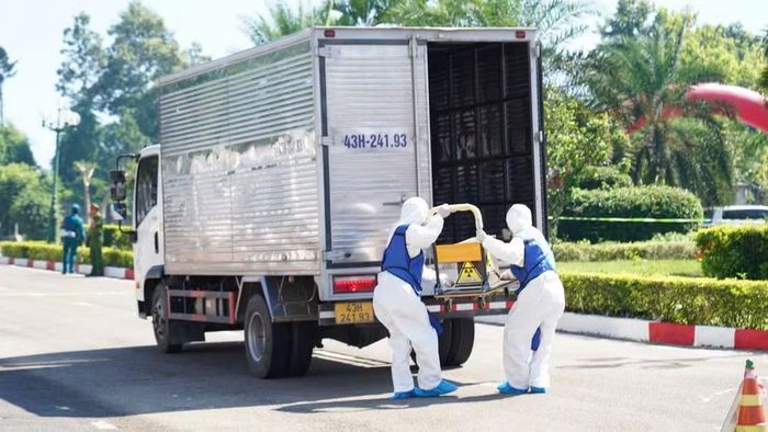 Việc tổ chức thành công diễn tập ứng phó sự cố bức xạ và hạt nhân là cơ sở để tỉnh Quảng Ngãi hoàn thiện kế hoạch ứng phó sự cố bức xạ và hạt nhân, bảo vệ an toàn cho người dân và môi trường. (Ảnh: KH)