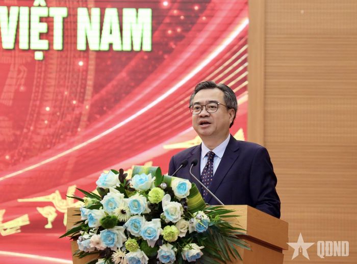 Đồng chí Nguyễn Thanh Nghị phát biểu.