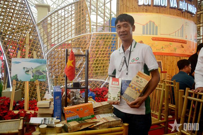 Một gian hàng về nông nghiệp tại Triển lãm thành tựu đất nước "80 năm hành trình Độc lập - Tự do - Hạnh phúc" năm 2025 