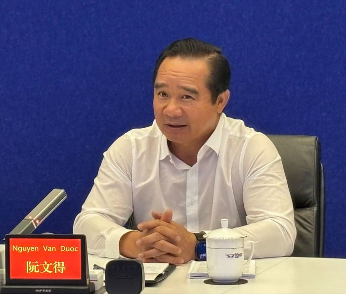 Chủ tịch UBND TPHCM Nguyễn Văn Được phát biểu tại buổi khảo sát. Ảnh: TRẦN HÙNG - NGUYỄN QUỐC