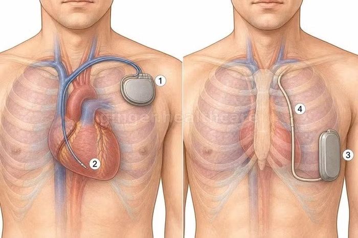 Đặt máy điều chỉnh rối loạn nhịp tim - Ảnh BVCC