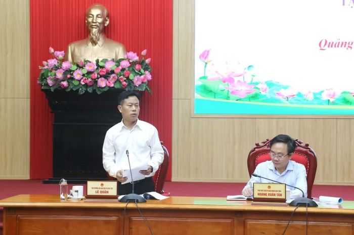 Thứ trưởng Lê Quân mong ngành Giáo dục Quảng Trị nỗ lực nâng cao chất lượng giáo dục.