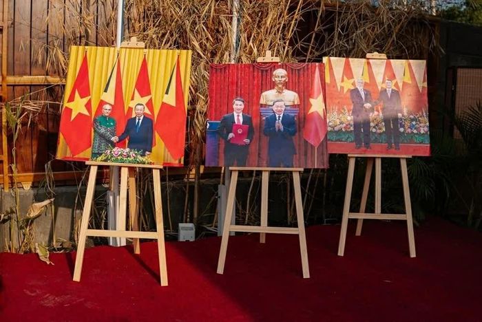 Lễ kỷ niệm 81 năm Quốc khánh Việt Nam tại Dili, Timor-Leste được tổ chức trong không gian gần gũi, thân tình. (Nguồn: Đại sứ quán Việt Nam tại Timor-Leste)