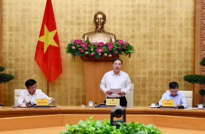 Phó Thủ tướng Thường trực Chính phủ Phạm Gia Túc, Trưởng Ban Chỉ đạo về giải quyết các vấn đề khó khăn, vướng mắc các dự án tồn đọng (Ban Chỉ đạo 751) chủ trì cuộc họp của Ban Chỉ đạo - Ảnh: CP
