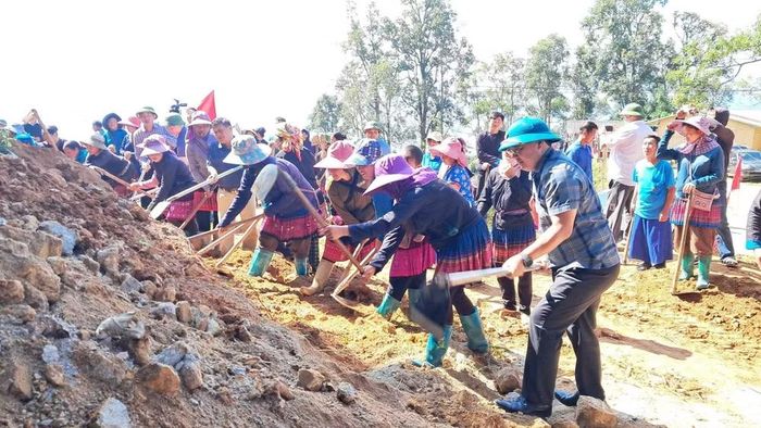 Xã Khao Mang phát động xây dựng đường giao thông nông thôn đợt 2 năm 2026