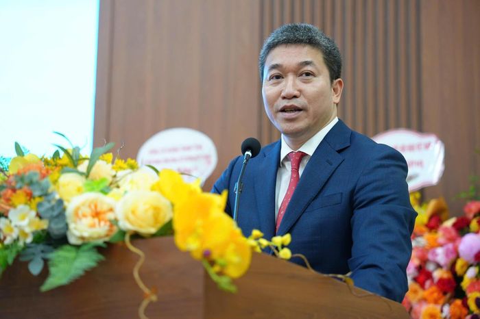 Chủ tịch Liên hiệp các tổ chức hữu nghị Việt Nam Phan Anh Sơn phát biểu chỉ đạo Đại hội.