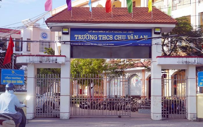 Trường THCS Chu Văn An, TP Hải Phòng.