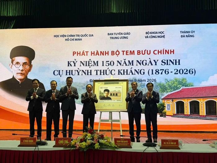 Lễ phát hành bộ tem bưu chính “Kỷ niệm 150 năm Ngày sinh cụ Huỳnh Thúc Kháng (1876-2026)”