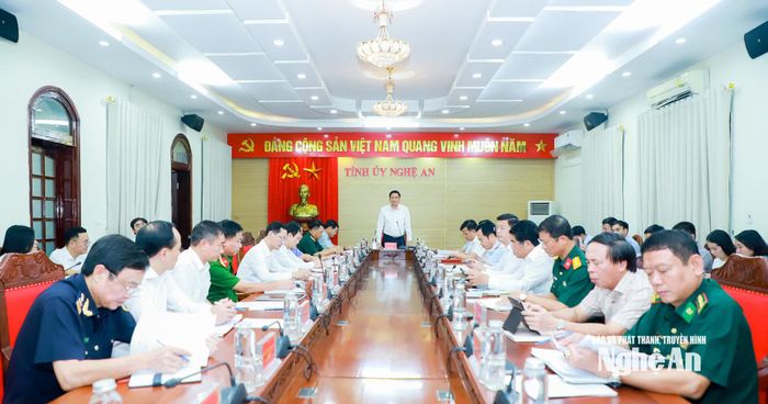 Quang cảnh hội nghị giao ban khối Nội chính tháng 9/2026. Ảnh: Thành Duy