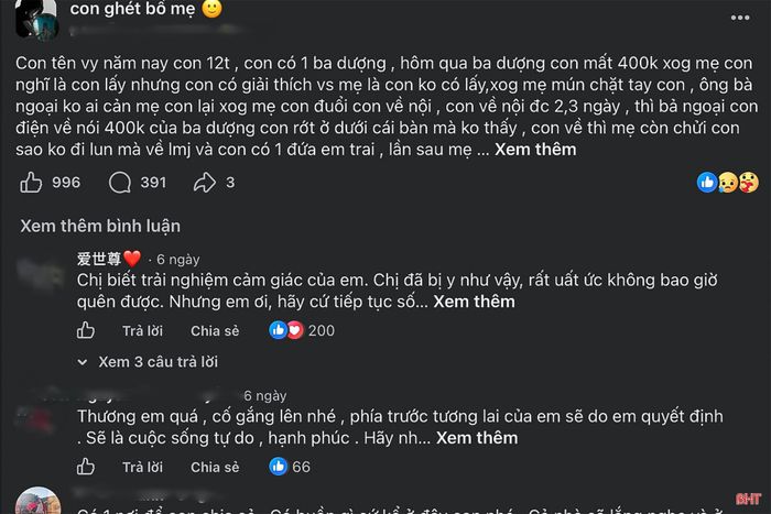 Nhiều góc khuất gia đình được phơi bày qua những câu chuyện thường ngày.