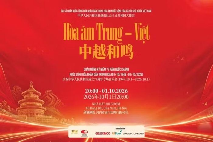 Chương trình nghệ thuật “Hòa âm Trung-Việt” quy tụ nhiều nghệ sỹ tên tuổi của hai quốc gia. (Ảnh: BTC )