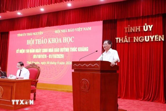Hội thảo thu hút 12 bài tham luận từ các đại biểu. (Ảnh: Vũ Hoàng Giang/TTXVN)
