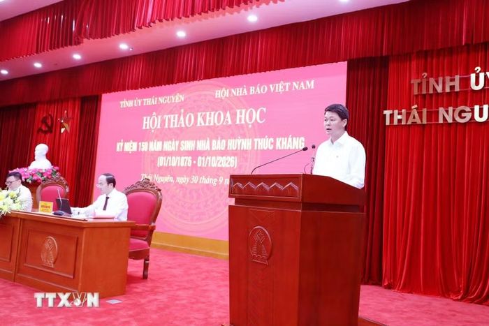 Hội thảo thu hút 12 bài tham luận từ các đại biểu. (Ảnh: Vũ Hoàng Giang/TTXVN)