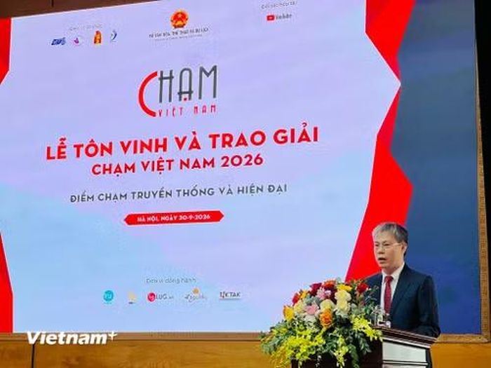 Tổng giám đốc Tổng công ty Truyền thông Đa phương tiện VTC Nguyễn Ngọc Bảo. (Ảnh: Mai Mai/Vietnam+)