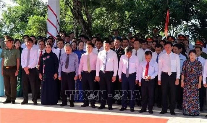 Các đại biểu dự lễ kỷ niệm. Ảnh: Cao Nguyên/TTXVN