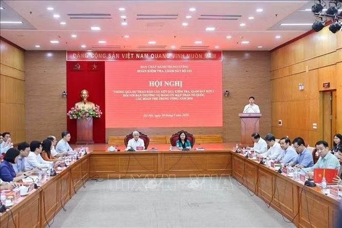 Quang cảnh buổi làm việc. Ảnh: Minh Đức/TTXVN.