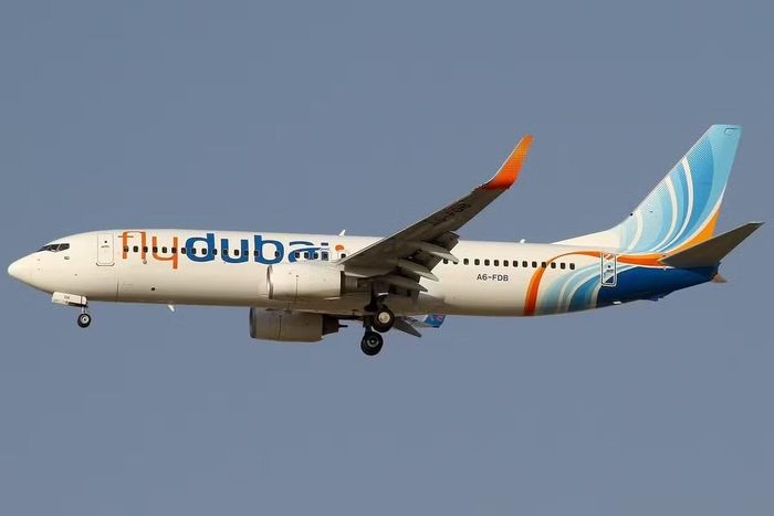 Một máy bay của hãng FlyDubai. Ảnh: Wikimedia Commons