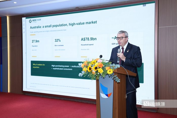 Ông Sam Conroy, Chủ tịch Hiệp hội doanh nghiệp Úc.