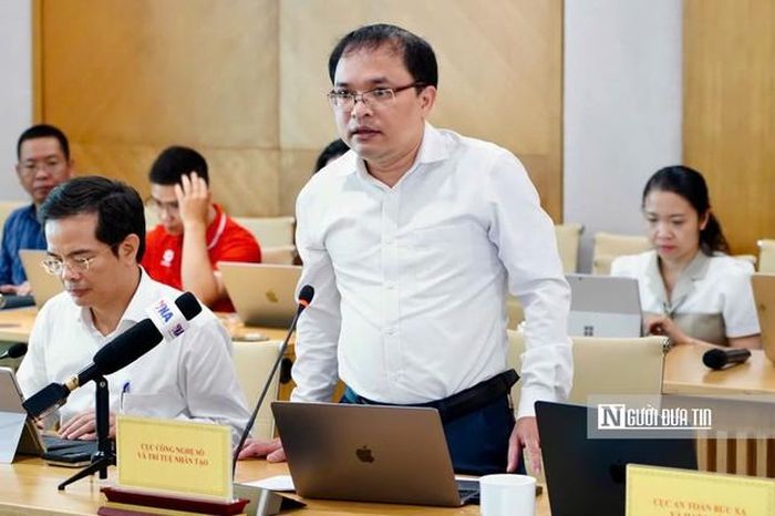Ông Trần Anh Tú - Phó Cục trưởng Cục Công nghệ số và Trí tuệ nhân tạo, Bộ Khoa học và Công nghệ (Ảnh: Việt Anh).