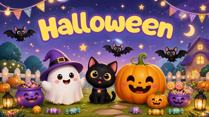 Halloween là dịp để trẻ hóa trang, tham gia trò chơi và các hoạt động sáng tạo.