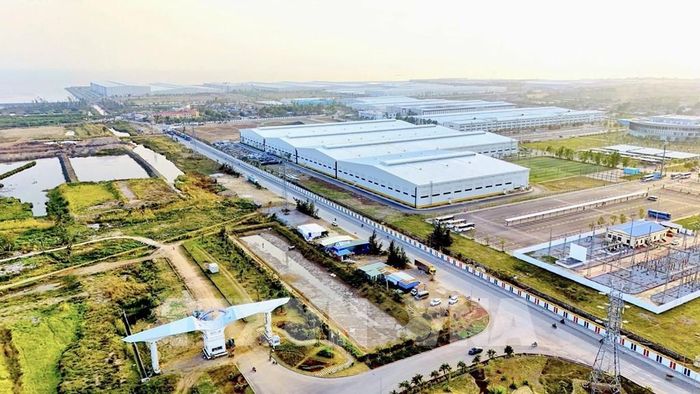 Khu công nghiệp DEEP C Hải Phòng được định hướng là hình mẫu khu công nghiệp sinh thái và phát triển bền vững tại Việt Nam. Ảnh: TTXVN phát. 