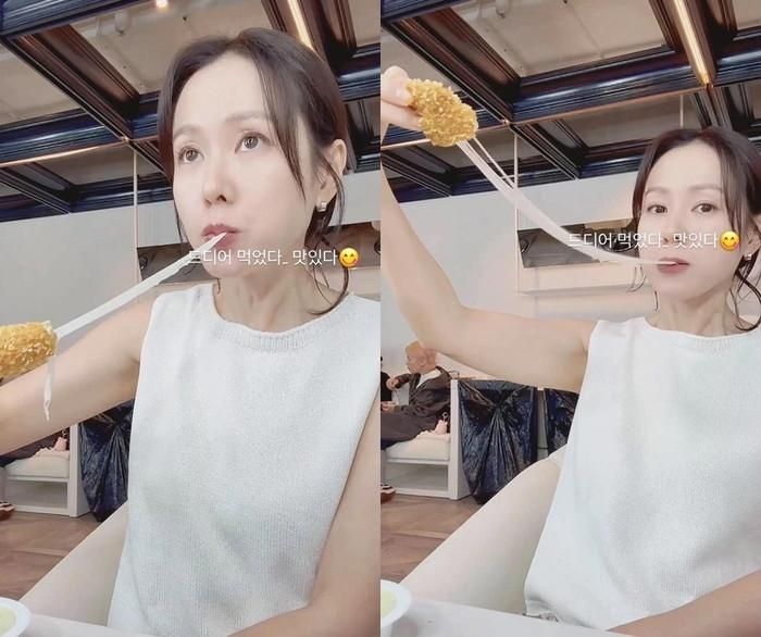 Khoảnh khắc đời thường của Son Ye Jin khiến khán giả thích thú.