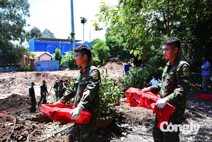 Đến này, các lực lượng đã quy tập 682 bộ hài cốt liệt sĩ tại Công viên Lê Thị Riêng.