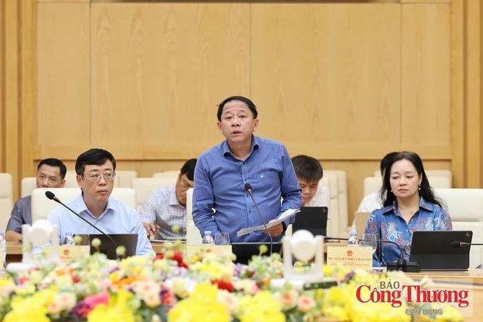 Ông Trần Thanh Tùng, Quyền Cục trưởng Cục Năng lượng - Dầu khí phát biểu tại hội nghị.