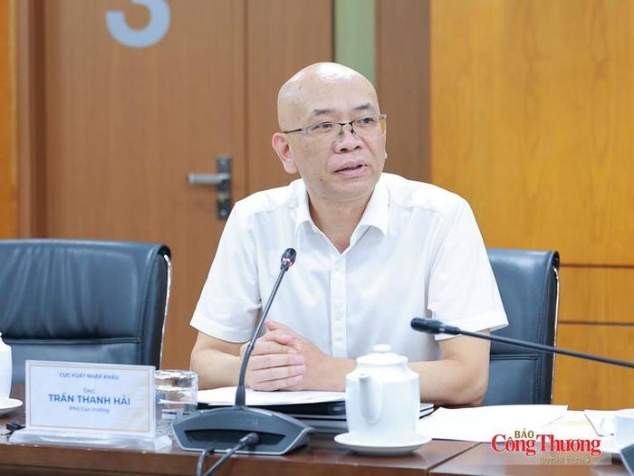 Ông Trần Thanh Hải phát biểu tại buổi làm việc