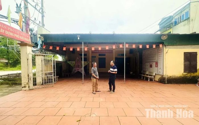 Nhà văn hóa phố Tây Sơn 1 sau sáp nhập không đáp ứng được nhu cầu sinh hoạt cộng đồng của người dân.