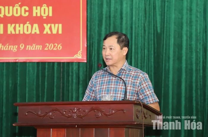 Lãnh đạo Sở Xây dựng trả lời theo thẩm quyền về ý kiến kiến nghị của cử tri.