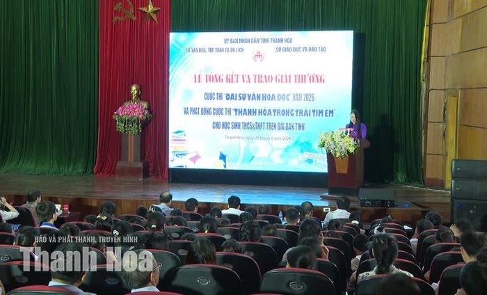 Đại diện Sở Văn hóa, Thể thao và Du lịch phát động và thông qua Thể lệ Cuộc thi “Thanh Hóa trong trái tim em” năm 2026