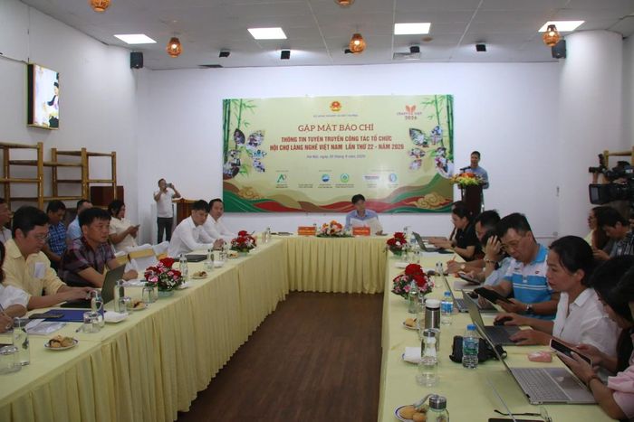 Quang cảnh họp báo. Ảnh: Ban tổ chức.
