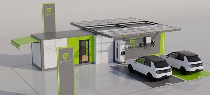 Nhóm các doanh nghiệp thứ 3 cung cấp mô hình trạm sạc cho xe điện tại Việt Nam sẽ có nhiều dư địa phát triển khi nhu cầu bùng nổ. Ảnh: EVOne.