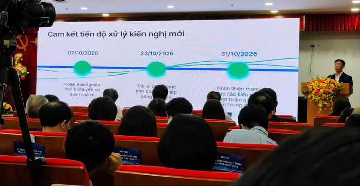 Giám đốc Sở Khoa học và Công nghệ cam kế về tiến độ xử lý kiến nghị