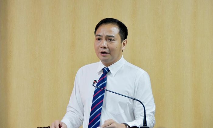  Phó Chủ tịch UBND thành phố Đào Thanh Trường phát biểu tại hội nghị. 