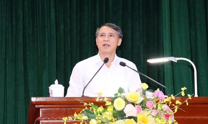  Phó Chủ tịch Ủy ban MTTQ thành phố Trần Quang Đạo phát biểu khai mạc. 