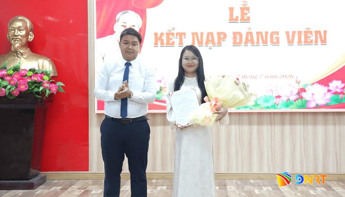 Xã Trà Tập hoàn thành vượt chỉ tiêu kết nạp đảng viên mới năm 2026. Ảnh: THIỆN TÙNG