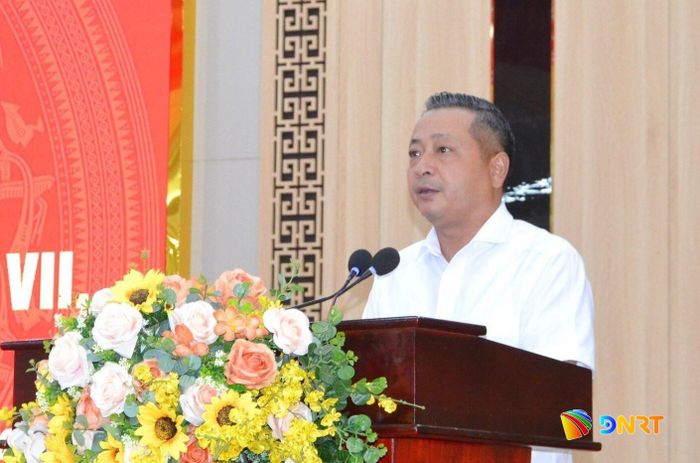 Ông Nguyễn Hảo, Bí thư Đảng ủy, Chủ tịch HĐND xã Đại Lộc đề nghị tập trung triển khai thực hiện hoàn thành nhiệm vụ năm 2026. Ảnh: KHẢI KHIÊM