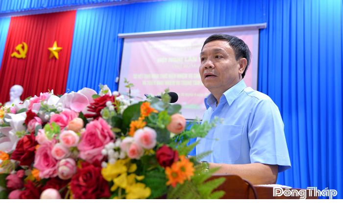 Đồng chí Phan Văn Thắng phát biểu chỉ đạo hội nghị. 
