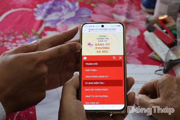Trang thông tin điện tử Đảng ủy phường Sa Đéc được thiết kế khoa học, giúp đảng viên và người dân thuận tiện tra cứu, cập nhật thông tin chính thống.