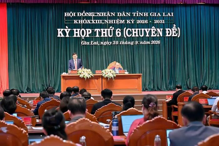  Quang cảnh kỳ họp. Ảnh: Đức Thụy 