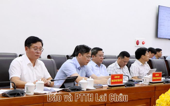 Các đại biểu dự buổi làm việc.